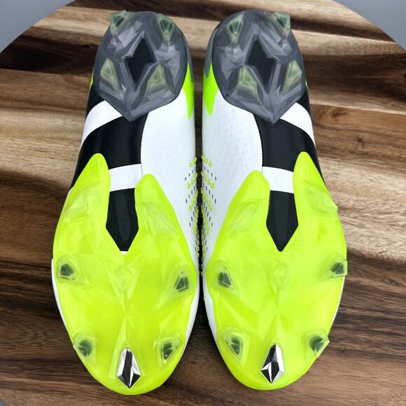Adidas Predator Accuracy.1 FG Men's Size 11 White/Green Soccer Cleats GZ0035 - Picture 7 of 10
